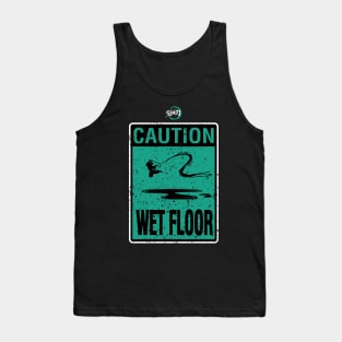 DEMON SLAYER SEASON 2: CAUTION WET FLOOR (BLACK/GRUNGE) Tank Top